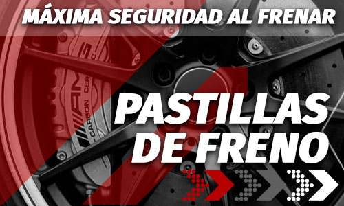 Pastillas de freno Cerámica y Semimetálica para un frenado limpio y conmayor resistencia en carreteras