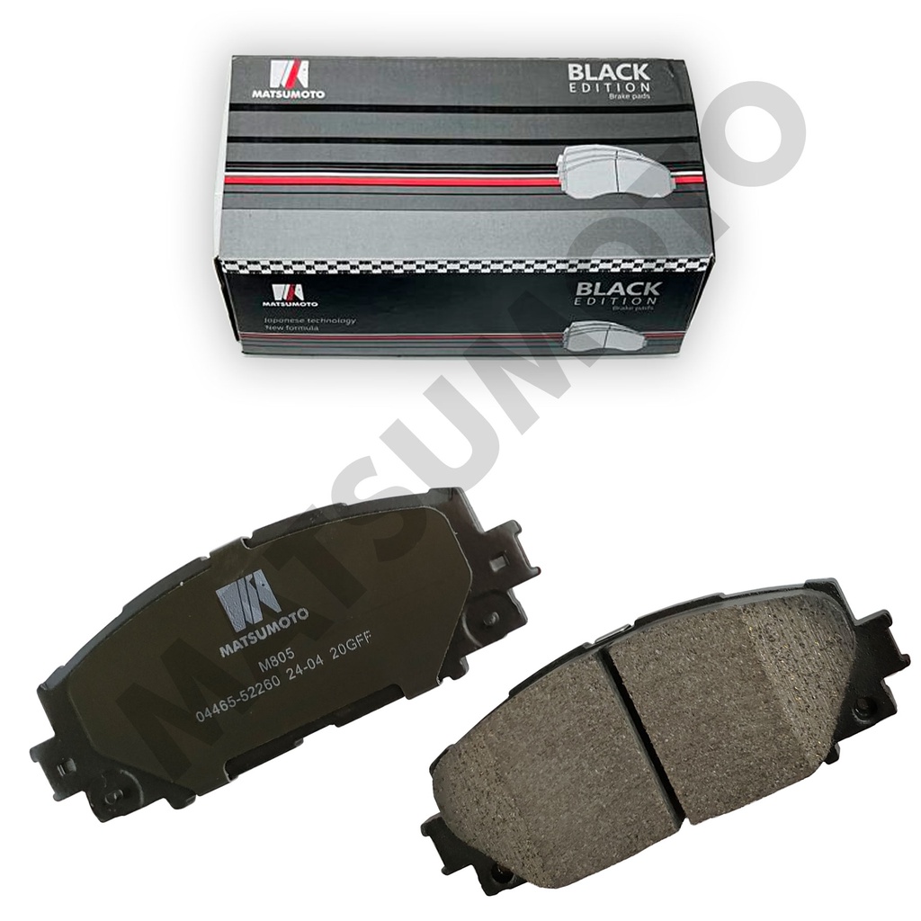 M805 - Pastillas de Freno Low Metal Black Edition Delanteras Toyota