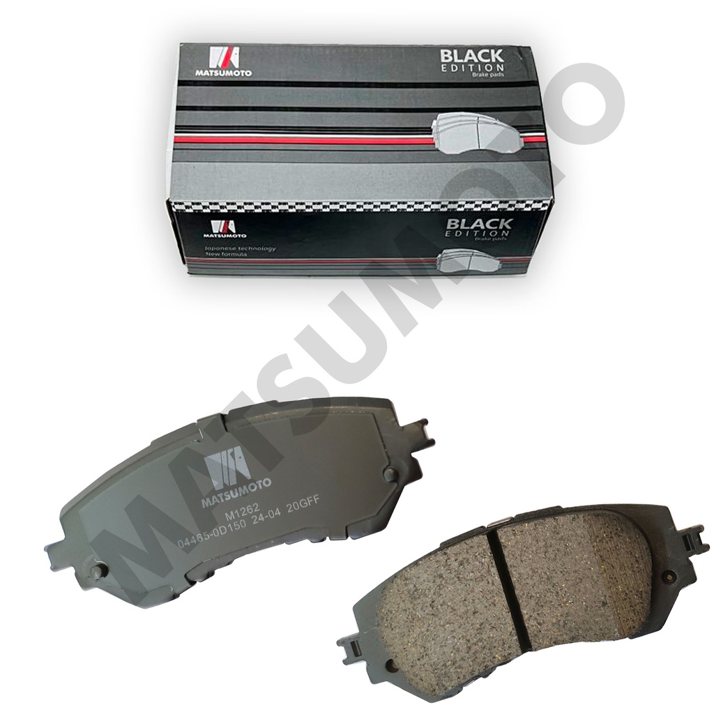 M1262 - Pastillas de Freno Low Metal Black Edition Delanteras Toyota