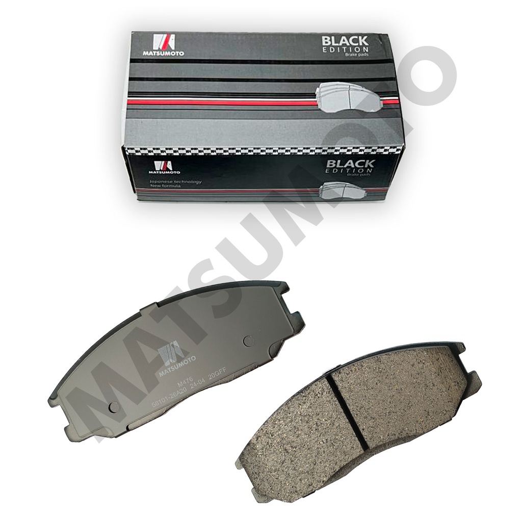 M476 - Pastillas de Freno Low Metal Black Edition Delanteras Hyundai