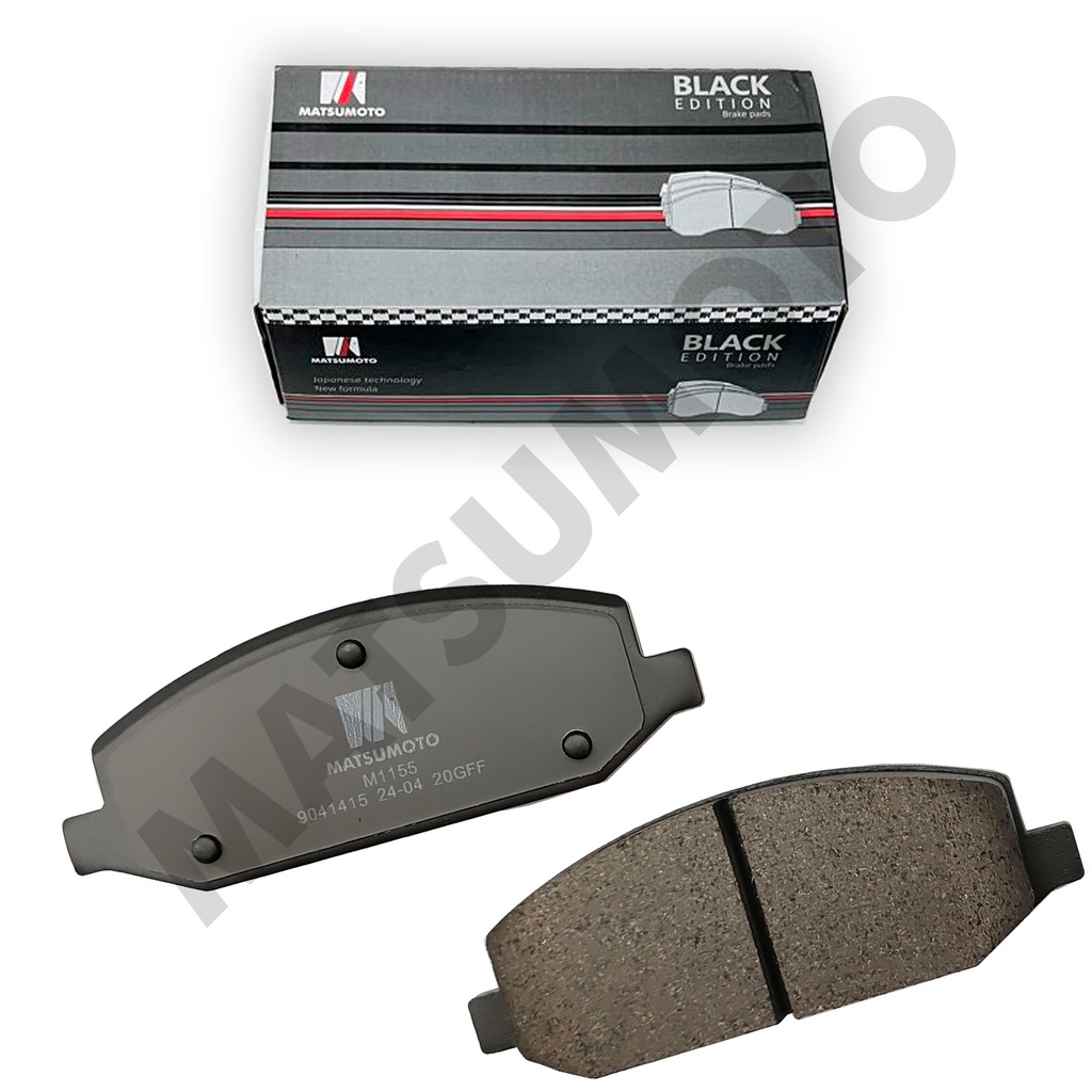 M1155 - Pastillas de Freno Low Metal Black Edition Delanteras Para Chevrolet