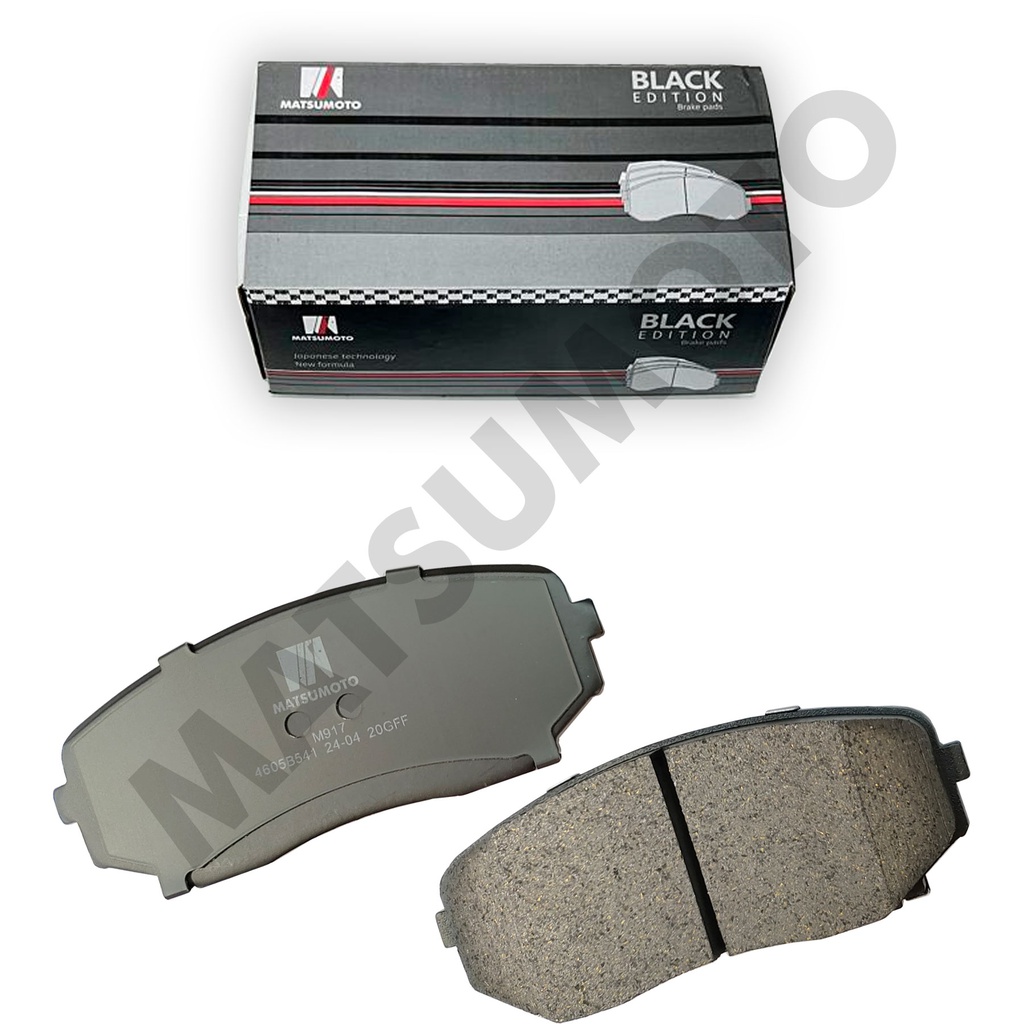 M917 - Pastillas de Freno Low Metal Black Edition Delanteras Mazda CX7 (2006 - 2014) / Mitsubishi