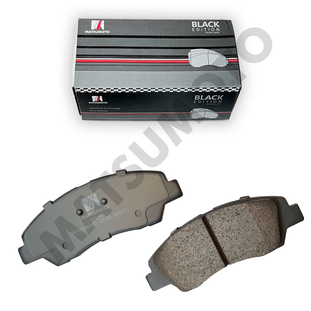 M1310 - Pastillas de Freno Low Metal Black Edition Delantera para Hyundai Grand i10 (2011 - 2022)