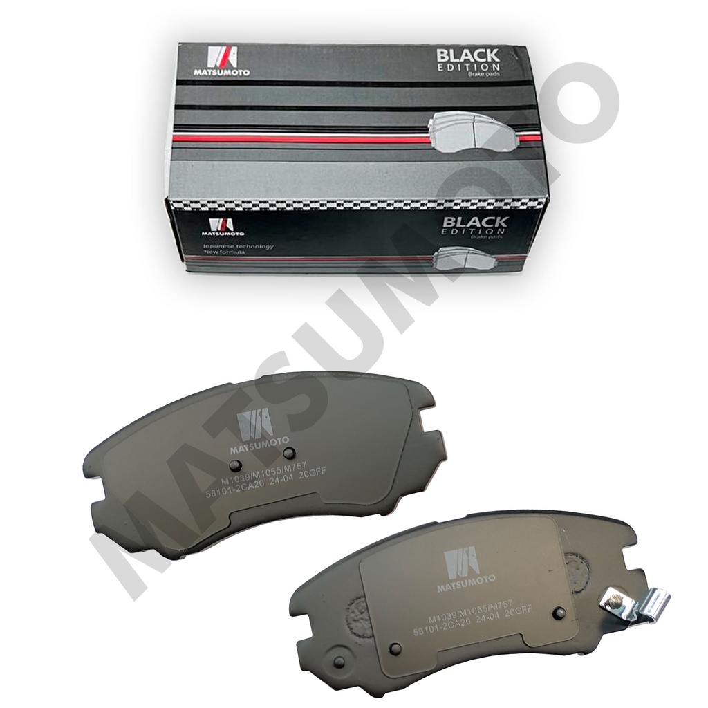 M1039/M1055/M757 - Pastillas de Freno Low Metal Black Edition Delanteras Para Hyundai  Kia