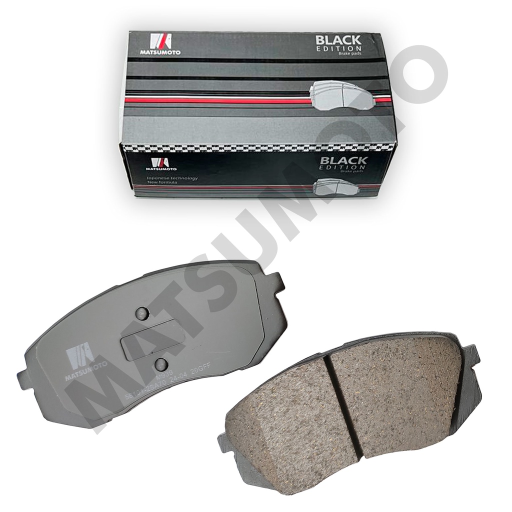 M939 - Pastillas de Freno Low Metal Black Edition Delanteras Hyundai  Accent   - Kia Rio 2 - Kia Sportage