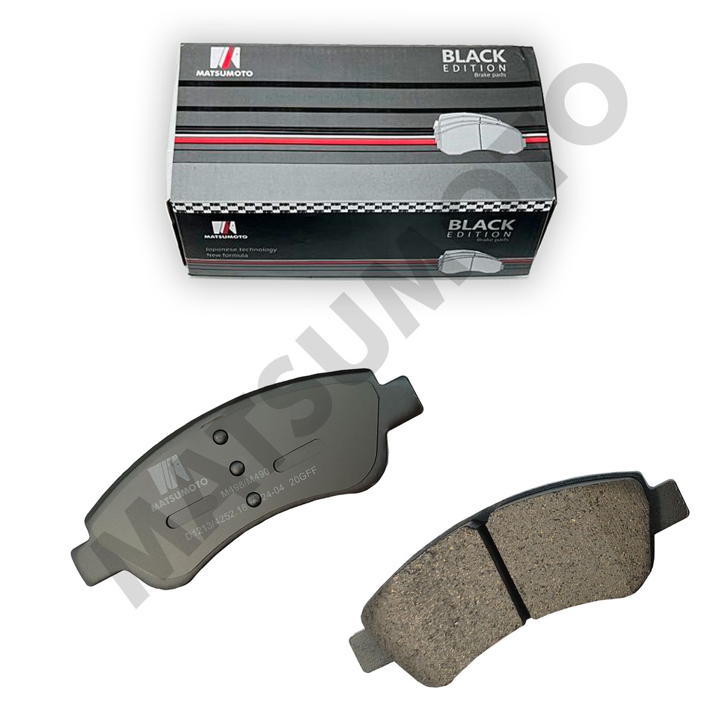 M498/M490 - Pastillas de Freno Low Metal Black Edition Delanteras para Peugeot Volkswagen GDB1463