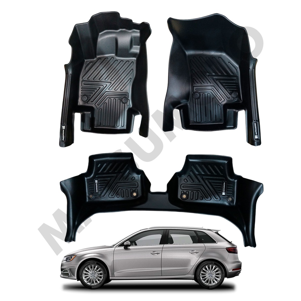 Set Pisos Calza Perfecto para Audi A3 Hatchback (2014 - 2020)