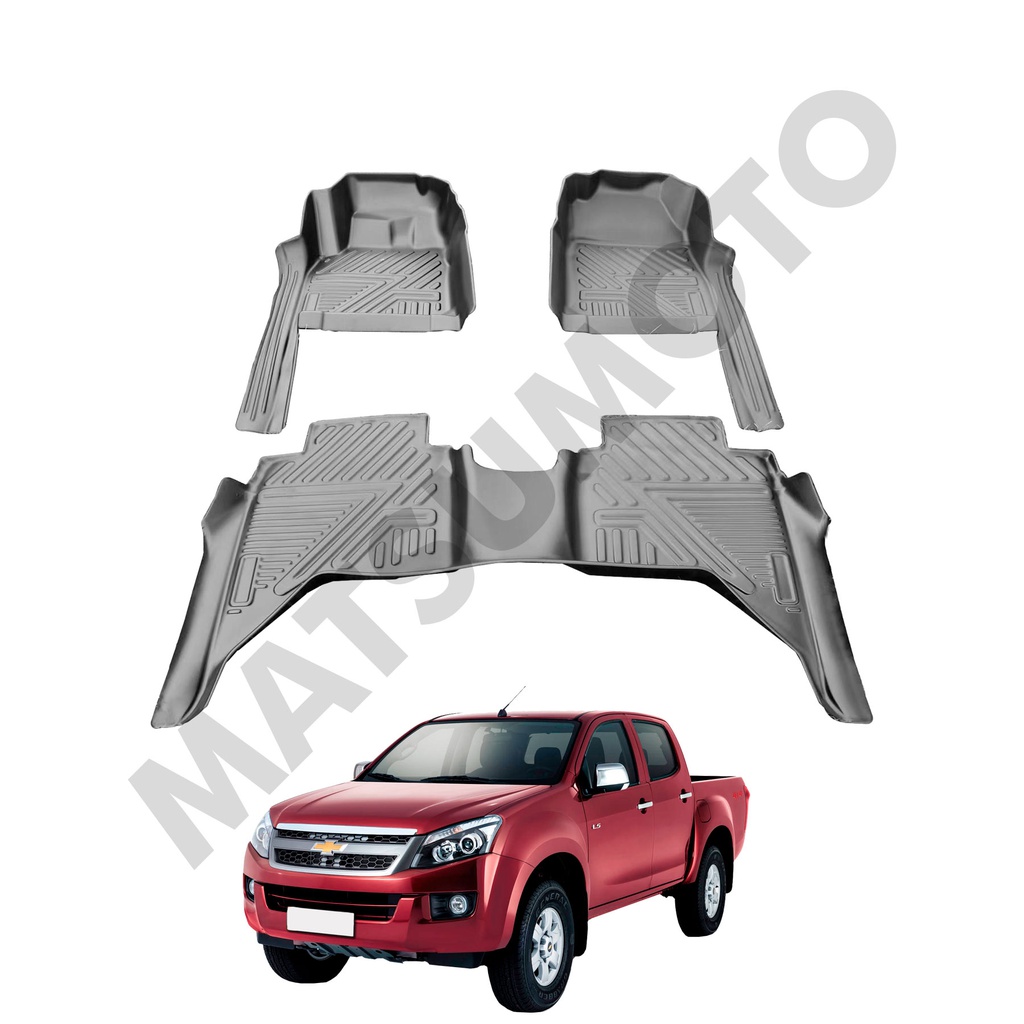 Set Pisos Calza Perfecto para Chevrolet DMAX (2021 - ON)