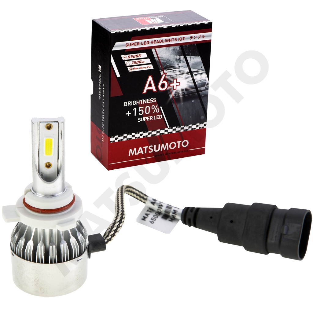 KIT Ampolletas Led 9012 7200Lm A6+