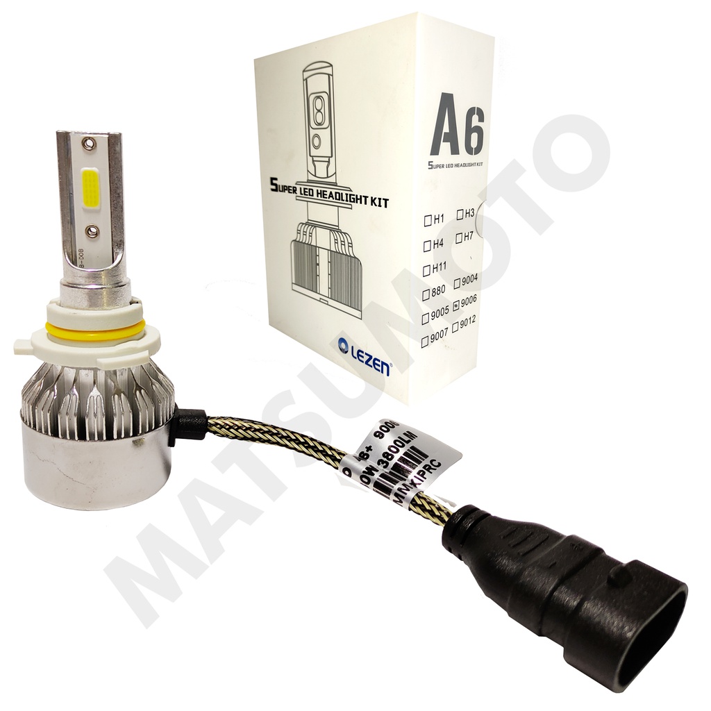 KIT Ampolletas Led 9006 Led 7600Lm