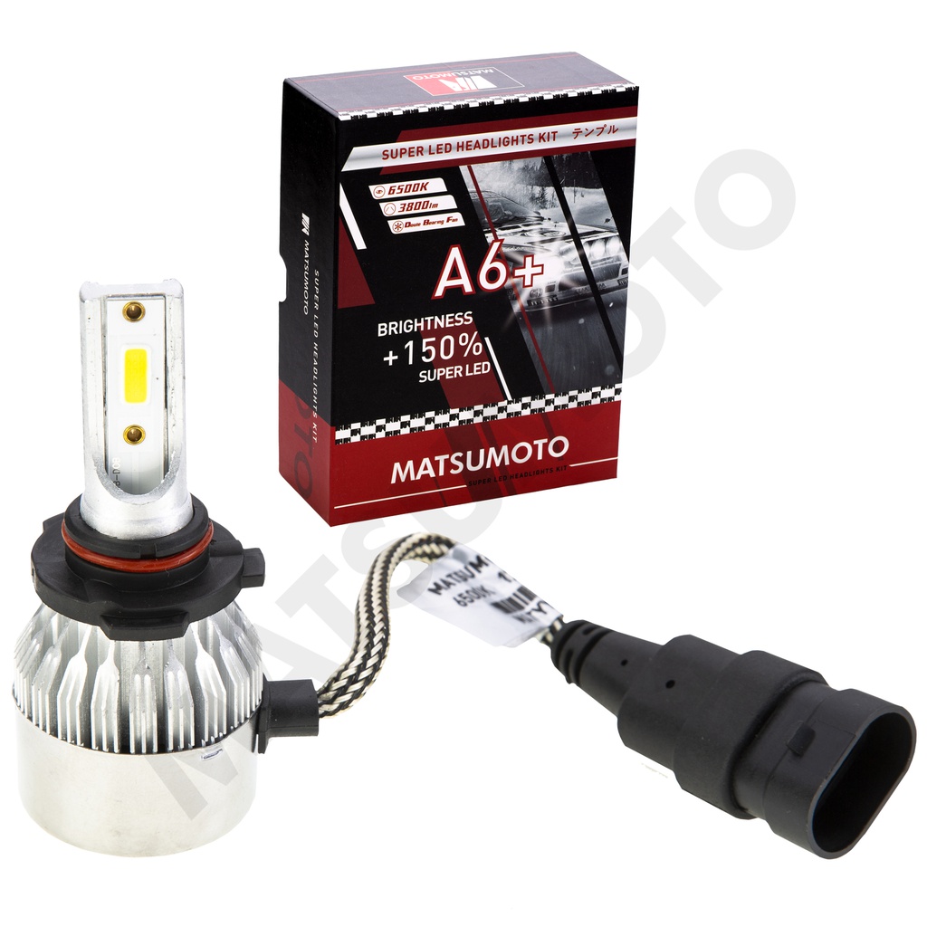 KIT Ampolletas Led H10 7600Lm A6+ 