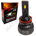 Set Ampolletas Super Led H11 / H8 / H9 L19 14.000 lumenes