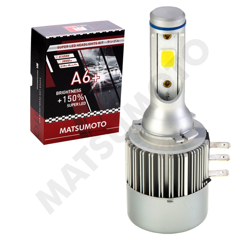 KIT Ampolletas Led H15 7600Lm A6+