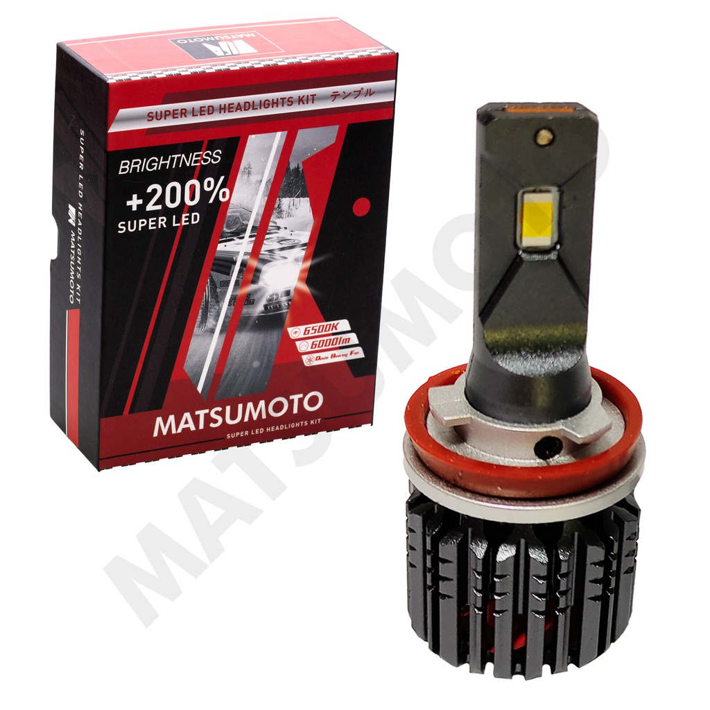 Ampolletas Led Premiun H16 6000Lm L24