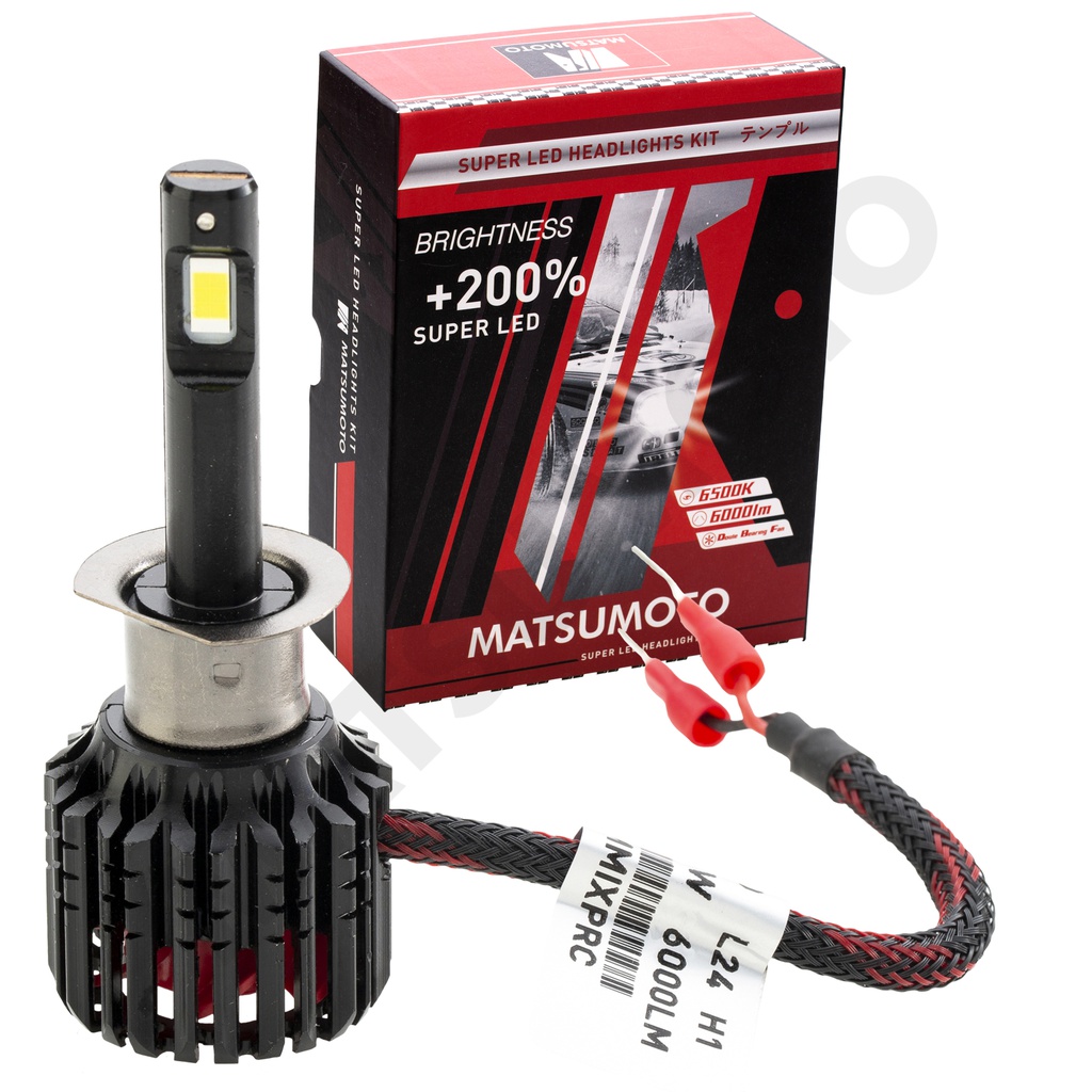 Ampolletas Led Premiun   H1 6000Lm L24