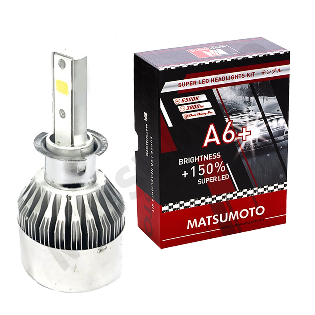 KIT Ampolletas Led H3 7600Lm A6+