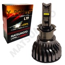 Set Ampolletas Super Led H3-L19 14.000 lumenes