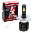 Ampolletas Led Premiun   H4 6000Lm L24