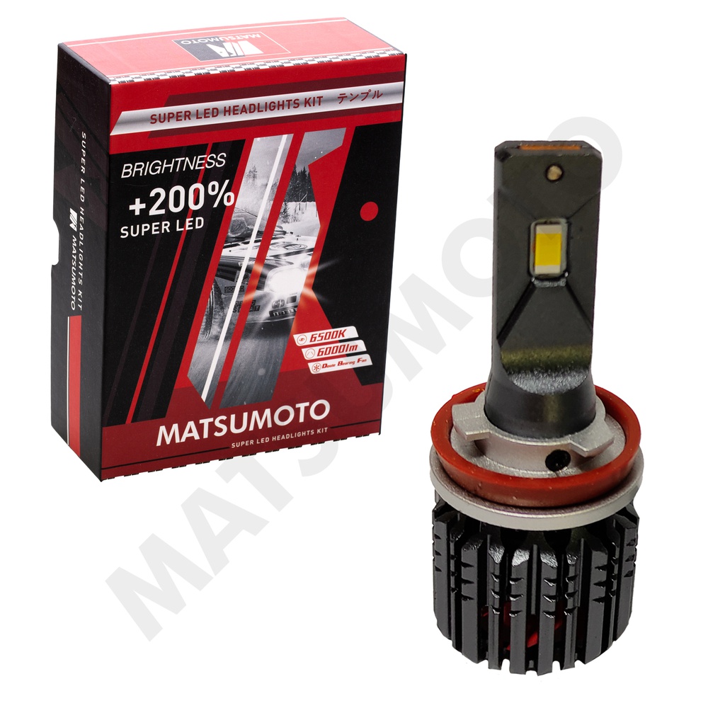 Ampolletas Led Premiun H8 6000Lm L24