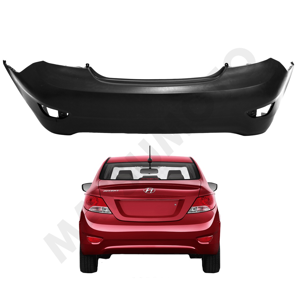 Parachoque Trasero para Hyundai Accent Sedan (2011-2020)