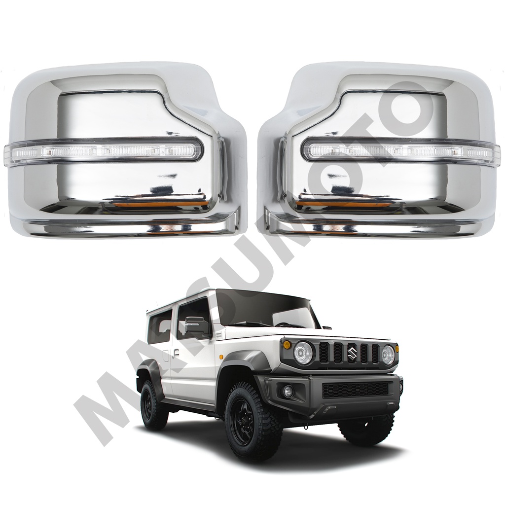 Cubre Retrovisor Cromo Led Jimny (2019-2022)