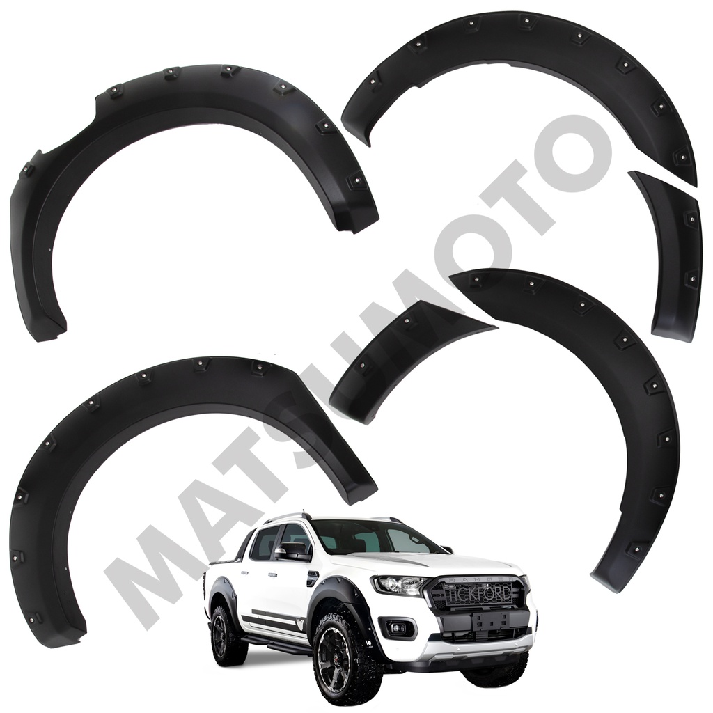 Kit Extensiones De Tapa Barro Versión Offroad Ford Ranger (2013-2018)