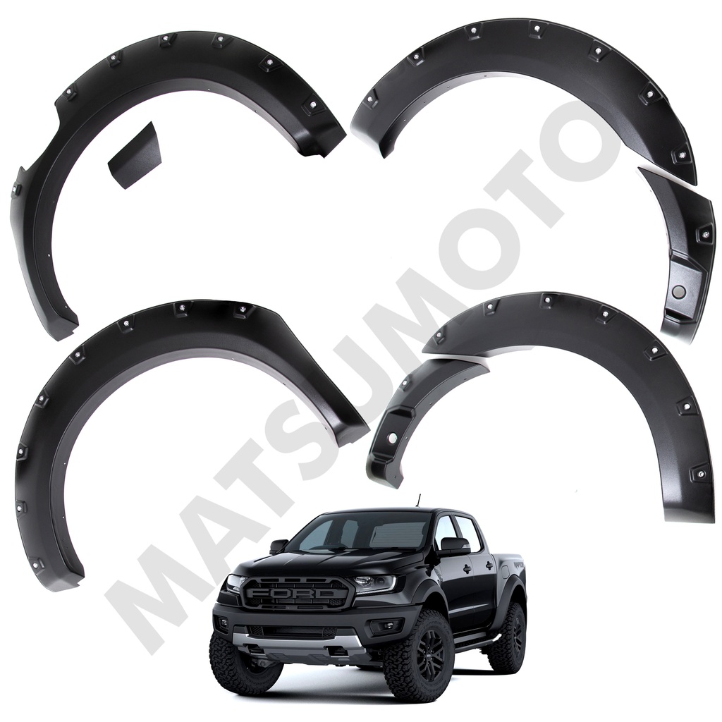 Kit Extensiones De Tapa Barro Versión Offroad Ford Ranger (2019-2021)