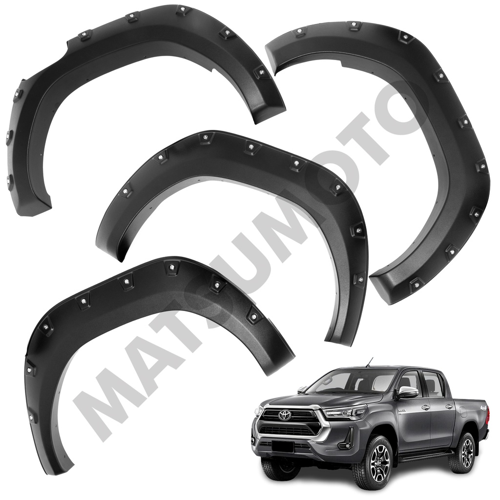 Kit de Extensiones de Tapa Barro Offroad Toyota Hilux Revo SR (2021 - 2022)