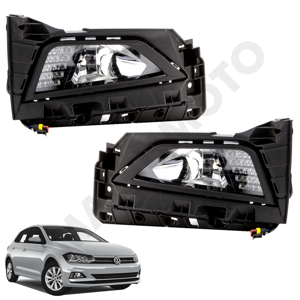 Kit DRL Biseles con Led Blanca - Luz Intermitente Volkswagen Polo (2018-2022)