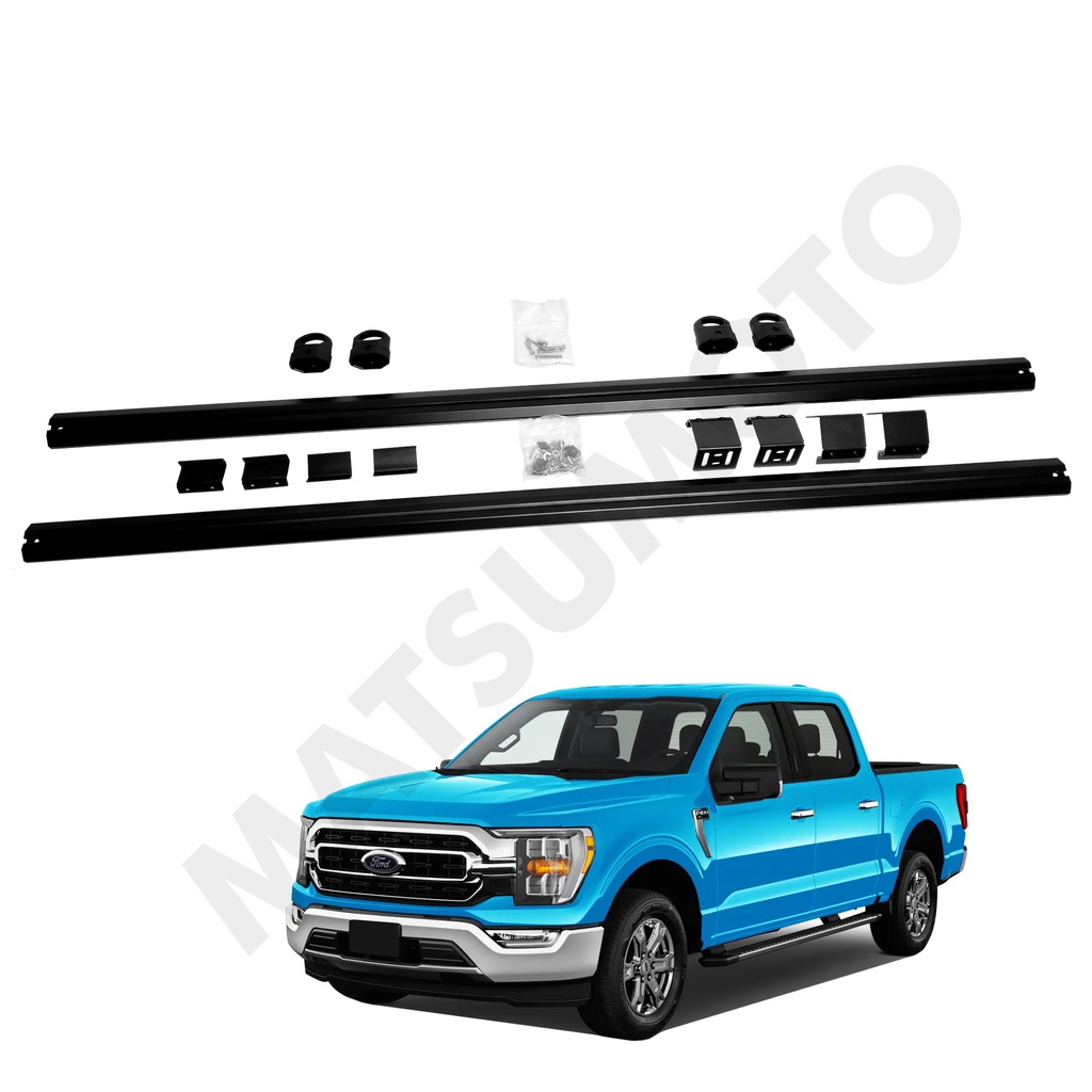 Kit Barras transversales para colocar directo al techo Ford F150 (2015 - 2022)