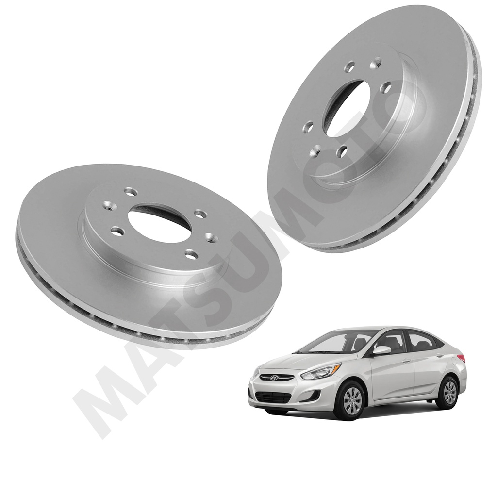 MD633 Disco de Freno Delantero Hyundai  Accent RB (2011-2019)