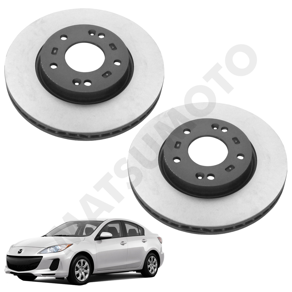 MD128 Disco de Freno Delantero Mazda 3 / Mazda 5 / Mazda Premacy (2008 - 2012).