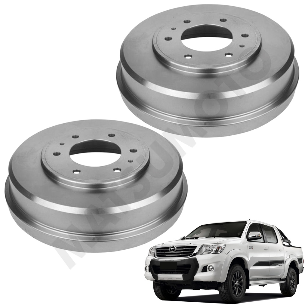 MT115 Tambor de Freno Trasero Toyota Hilux DX (2016-ON) / Hilux Vigo (2012-2015) / Hilux Vigo (2012-2015)