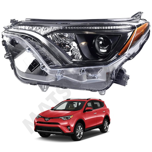 [HLL01-2097-001-LH] Óptico Izquierdo LH para Toyota Rav4 (2016-2018)