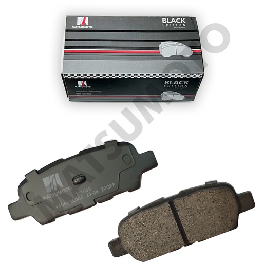 [BK-44060AL585] M1090 - Pastillas de Freno Low Metal Black Edition Traseras Nissan - Suzuki