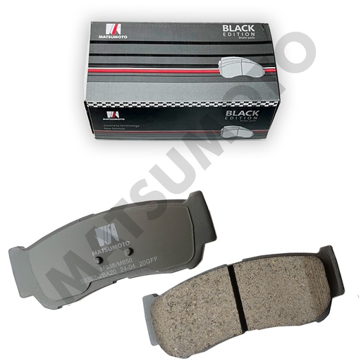 [BK-58302-2BA20] M938 / M650 - Pastillas de Freno Low Metal Black Edition Traseras Para Hyundai