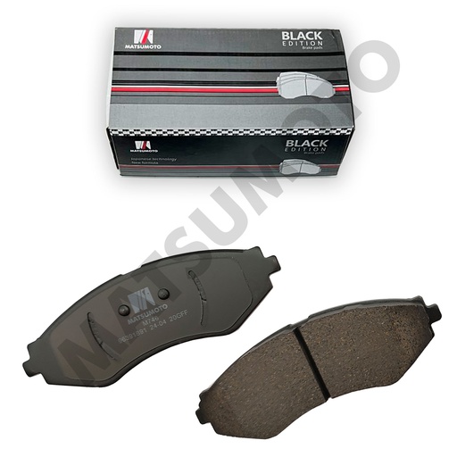 [BK-96391891] M746 - Pastillas de Freno Low Metal Black Edition Delanteras Para Chevrolet