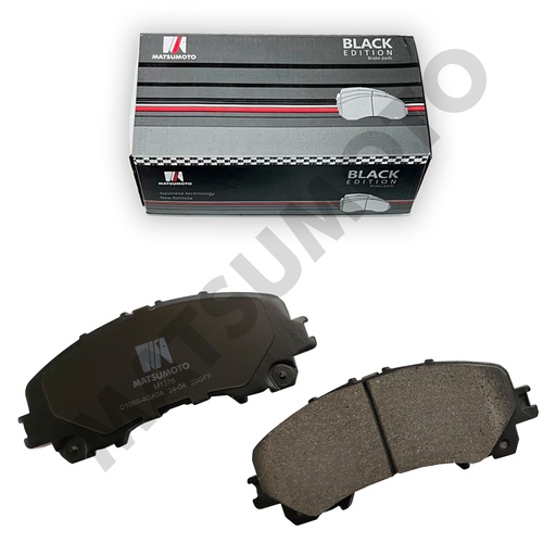 [BK-D1060-4GA0A] M1376 - Pastillas de Freno Low Metal Black Edition Delanteras Nissan  Xtrail (2015-2020)