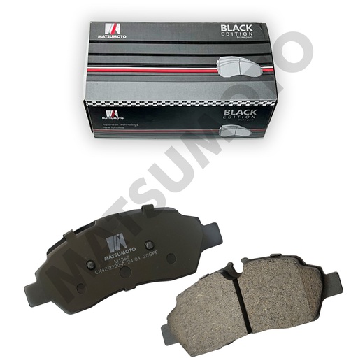 [BK-CK4Z-2200-A] M1357 - Pastillas de Freno Low Metal Black Edition Traseras Para Ford