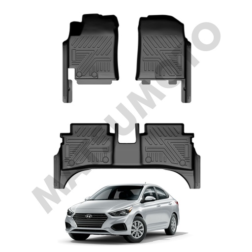 [KQD-4986-2-3] Set Pisos Calza Perfecto para Hyundai Accent (2021 - ON)