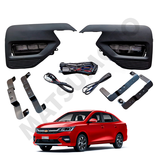 [TB689CV-LED-T] Kit de Neblineros para Chevrolet Sail - (Luz de Giro Amarilla) (2023-ON) 