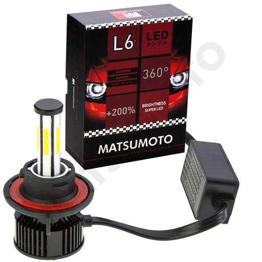 [H13-L6] Ampolletas H13 LED - 360 Grados