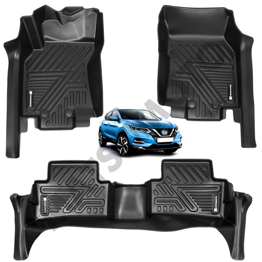 [KQD-4510 2/3] Set de Pisos Calza Perfecto Nissan Qashqai (2018 - 2022)