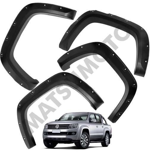 [KQD-7154] Kit Extensiones de  Tapa Barro Versión Offroad VW Amarok (2010 - 2016)