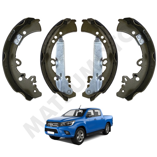 [044950K120] Balatas / Patines de Freno Toyota Hilux DX 295*52 (2016-2022) / Hilux Vigo 295*52 (2012-2015) / Hilux Vigo 295*52 (2012-2015) / Hilux KUM 295*52 (2009-2011)