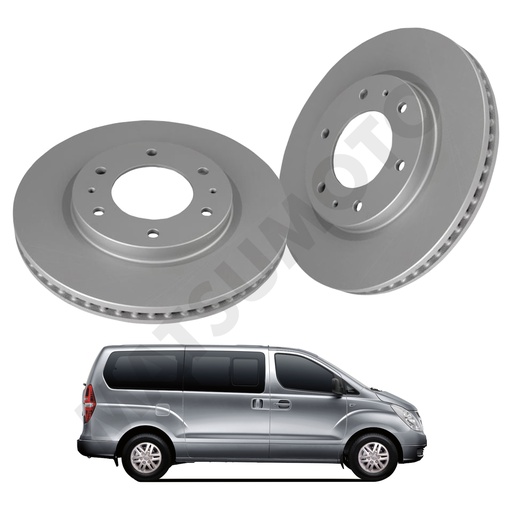 [517124H000] MD569 Disco de Freno Delantero Hyundai H1 (2007-2015)