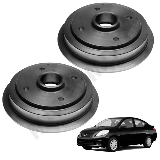 [432061HL0B] MT172 Tambor de Freno Trasero Nissan Versa (2012-2014)